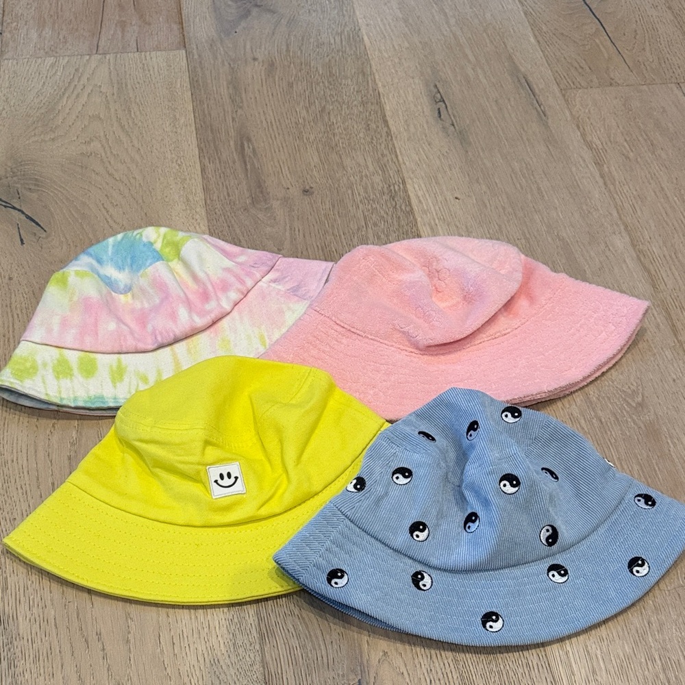Colorful Kids Bucket Hat Set
